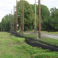 Höj- och sänkbart nät på rangen