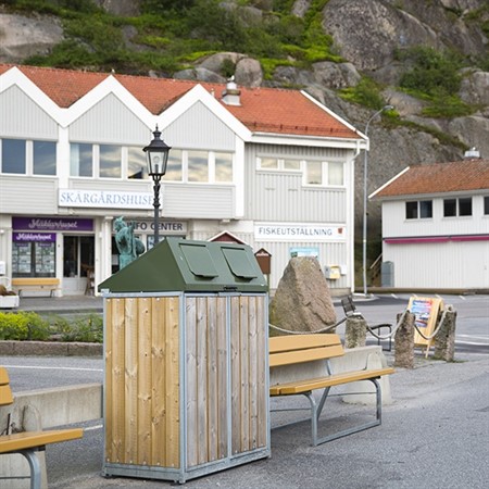 Säckskåp 2x240 liter